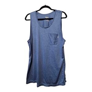 Vuori Tradewind Tank Top Mens LG Blue Performance Gym Run Activewear Style V142
